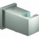 Coude de raccordement mural EUPHORIA CUBE DN 15. avec Support de douche mural acier