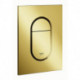 Plaque actionnement des toilettes GROHE Arena Cosmopolitan S 37624 2-M./Start&Stopp or brillant