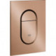 Plaque actionnement des toilettes GROHE Arena Cosmopolitan S 37624 2-M./Start&Stopp or rose vif geb.