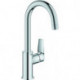 Mitigeur lavabo BauEdge 23911_1 L-Size PushOpen vidage à tirette chromé