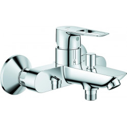 Mitigeur monocommande de bain BauLoop 23602_1 Montage mural chromé