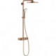 Système de douche Grohe EUPH SmCon 310 m Thermostat pour montage mural-mon wa sun brossé