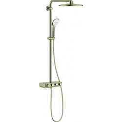 Système de douche Grohe EUPH SmCon 310 m Thermostat pour montage mural-mon Ni brossé