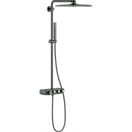 Système de douche Grohe EUPH SmCon 310 m Thermostat pour montage mural-mon graphite dur