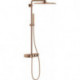 Système de douche Grohe EUPH SmCon 310 m Thermostat pour montage mural-mon wa sun brossé