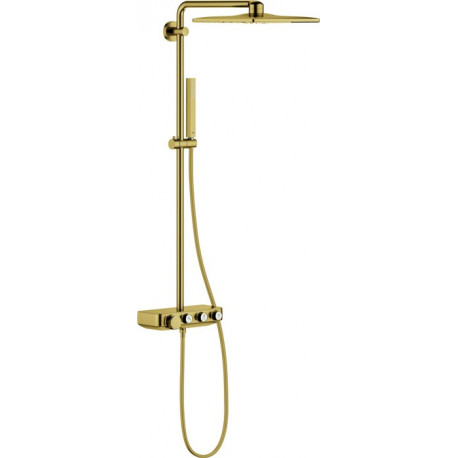 Système de douche Grohe EUPH SmCon 310 m Thermostat pour montage mural-mon co sun brossé