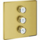 Vanne à encastrer GROHTHERM SMARTCONTROL angulaire, triple cool sunrise brossé GROHE