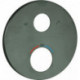 Rosace Grohe 49075 rond pour THM-FMS graphite dur brossé