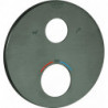 Rosace Grohe 49075 rond pour THM-FMS graphite dur brossé