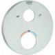 Rosace Grohe 49075 rond pour THM-Kit de garnitures acier