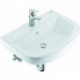 Lavabo céramique 39644 60cm/BauFlow EHM blanc alpin/chrom