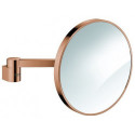 Miroir grossissant Grohe SELECTION grossissement 7x or rose vif