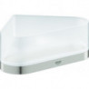 Etagère de douche d'angle SELECTION avec support acier