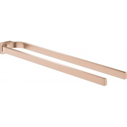 Porte-serviettes GROHE SELECTION 400 n noir 2 bras or rose vif brossé