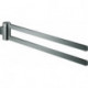 Porte-serviettes GROHE SELECTION 400mm. rigide 2 bras graphite dur
