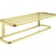 Porte-serviettes multi-serviettes SELECTION 600mm or brillant brossé