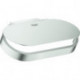 Porte papier toilette Grohe SELECTION avec couvercle acier