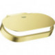 Porte papier toilette Grohe SELECTION avec couvercle or brillant brossé