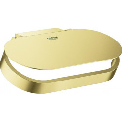 Porte papier toilette Grohe SELECTION avec couvercle or brillant brossé