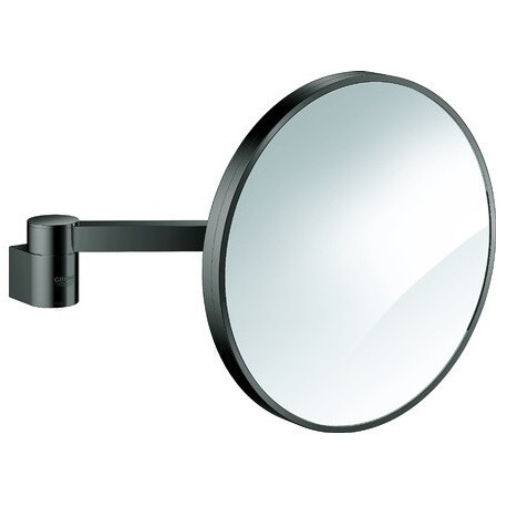 Miroir grossissant Grohe SELECTION grossissement 7x graphite dur