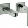 Mitigeur lavabo 2 trous PLUS FMS f 23200 saillie 147mm graphite dur