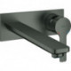 Mitigeur lavabo 2 trous LINEARE DN 15 Stm 110 saillie 207mm graphite dur