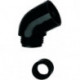 Adaptateur RELEXA 1/2p x 1/2p noir Grohe