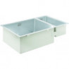 Évier à encastrer K700 gauche installable 760x450mm inox