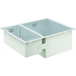 Évier à encastrer K700 droite installable 595x450mm inox