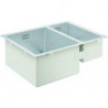 Évier à encastrer K700 gauche installable 595x450mm inox
