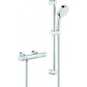Mitigeur thermostatique de douche Grohtherm 800 C 34768 avec Ensemble de douche 600mm chromé