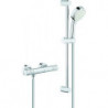 Mitigeur thermostatique de douche Grohtherm 800 C 34768 avec Ensemble de douche 600mm chromé
