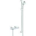 Mitigeur thermostatique de douche Grohtherm 800 C 34769 avec Ensemble de douche 900mm chromé