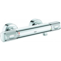 Mitigeur thermostatique de douche Grohtherm 1000 Performance 34776 Montage mural chromé