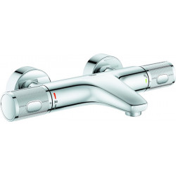 Mitigeur thermostatique de bain Grohtherm 1000 Performance 34779 Montage mural chromé