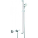 Mitigeur thermostatique de bain Grohtherm 1000 Performance 34784 900mm chromé