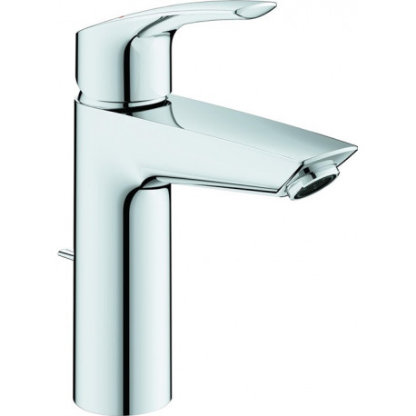 Mitigeur lavabo EUROSMART DN 15 MSize Zugst-Ablaufgarn. 1 1/4 pouce chromé 