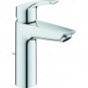 Mitigeur lavabo EUROSMART DN 15 MSize Zugst-Ablaufgarn. 1 1/4 pouce chromé 