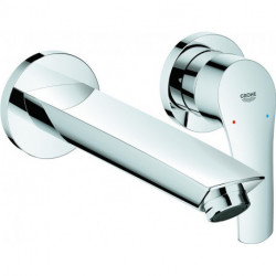 Mitigeur lavabo 2 trous. EUROSMART Kit de garniture 209mm chromé