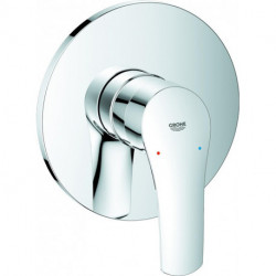 Mitigeur de douche monocommande Grohe EUROSMART Kit de garniture chromé