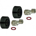 Raccord en S Grohe 1/2 poucex3/4 pouce 7.5mm verst graphite dur brossé