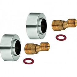 Raccord en S Grohe 1/2 poucex3/4 pouce. 7.5mm réglable acier