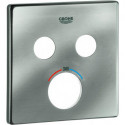 Rosace Grohe 49039 pour SmartControl UP-THM avec 2 ASV acier