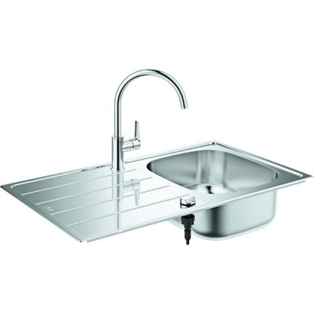 Set évier à encastrer K500 avec Robinet de cuisine inox