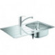 Set évier à encastrer K500 avec Robinet de cuisine inox