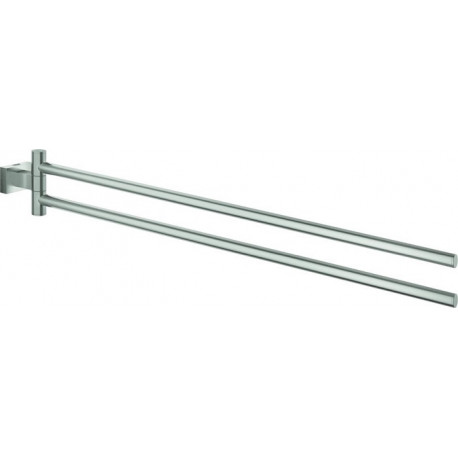 Porte-serviettes GROHE ESSENTIALS CUBE 439mm. 2-bras. rigide acier