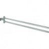 Porte-serviettes GROHE ESSENTIALS CUBE 439mm. 2-bras. rigide acier