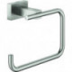Porte-rouleau WC Grohe ESSENTIALS CUBE sans couvercle acier
