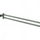 Porte-serviettes GROHE ESSENTIALS CUBE 439mm 2-bras noir ha graphite brossé