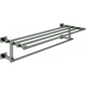 Porte-serviettes multi-serviettes ESSENTIALS CUBE 558 mm graphite dur brossé GROHE